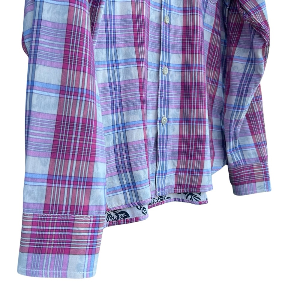 Tommy Bahama - Palapa Plaid Button Down Tropical - Size L - Picture 4 of 14